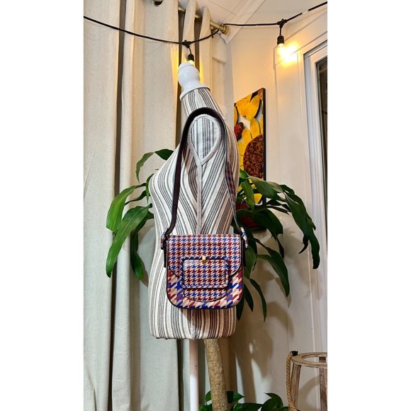 ♦️♦️ TORY BURCH AUTHENTIC PLAID SAWYER HANDBAG ♦️♦️ - Picture 14 of 16